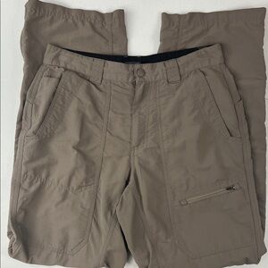 Royal Robbins Convertible Hiking‎ Khaki Cargo Zip Hem Outdoor Pants Size 30